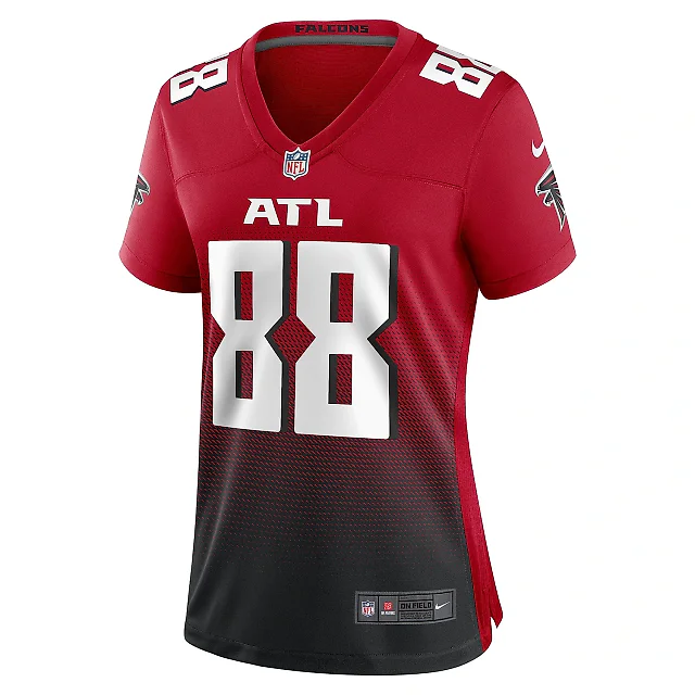Zennovawear Women's Atlanta Falcons Tony Gonzalez Red Retired Game Jersey