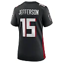 Zennovawear Women's Atlanta Falcons Van Jefferson Black Game Jersey