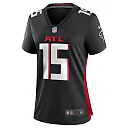 Zennovawear Women's Atlanta Falcons Van Jefferson Black Game Jersey