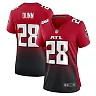 Zennovawear Women's Atlanta Falcons Warrick Dunn Red Retired Game Jersey