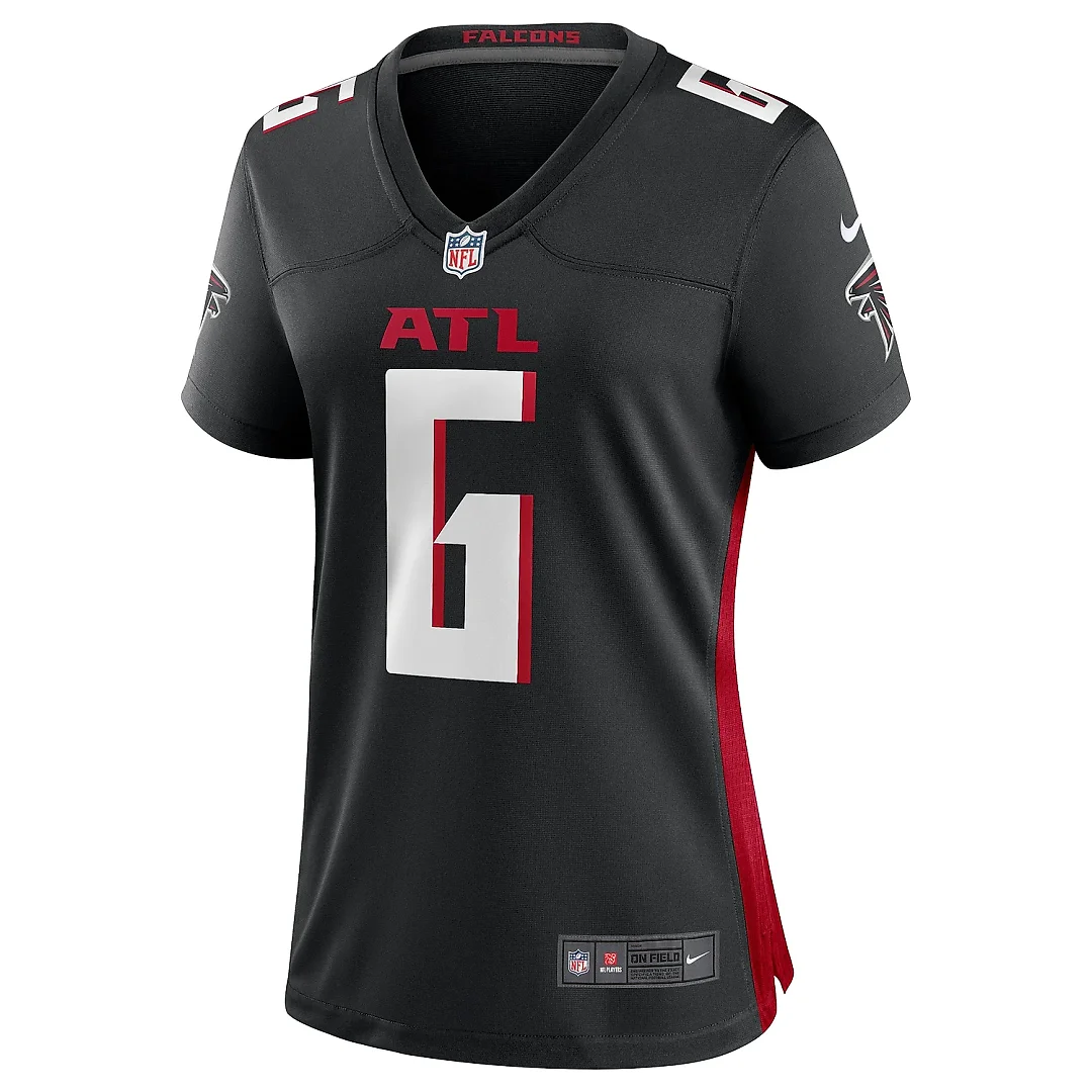 Zennovawear Women's Atlanta Falcons Younghoe Koo Black Team Game Jersey
