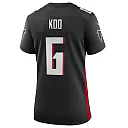 Zennovawear Women's Atlanta Falcons Younghoe Koo Black Team Game Jersey