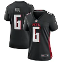 Zennovawear Women's Atlanta Falcons Younghoe Koo Black Team Game Jersey