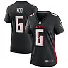Zennovawear Women's Atlanta Falcons Younghoe Koo Black Team Game Jersey