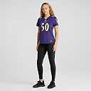 Zennovawear Women's Baltimore Ravens Adisa Isaac Purple Game Jersey