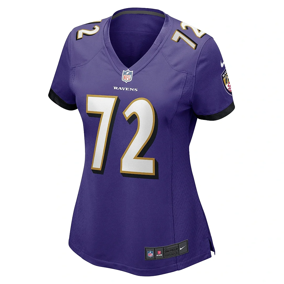 Zennovawear Women's Baltimore Ravens Andrew Vorhees Purple Game Jersey