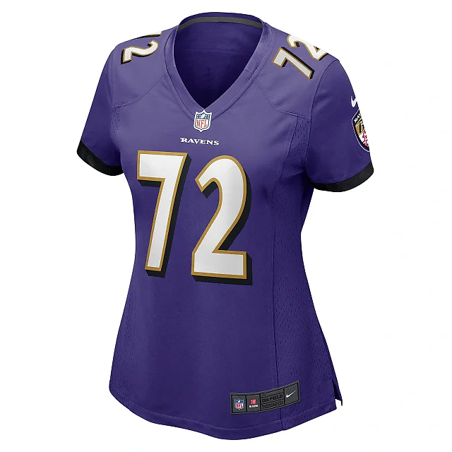 Zennovawear Women's Baltimore Ravens Andrew Vorhees Purple Game Jersey
