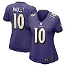 Zennovawear Women's Baltimore Ravens Arthur Maulet Purple Game Jersey
