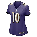 Zennovawear Women's Baltimore Ravens Arthur Maulet Purple Game Jersey