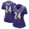 Zennovawear Women's Baltimore Ravens Beau Brade Purple Game Jersey