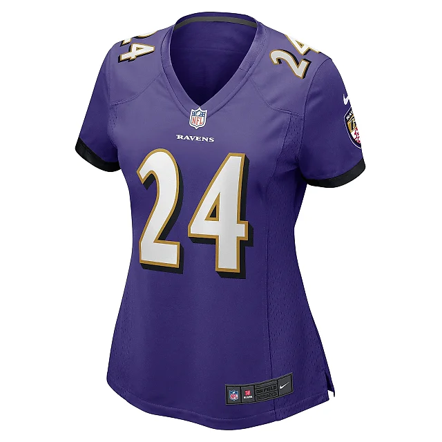 Zennovawear Women's Baltimore Ravens Beau Brade Purple Game Jersey