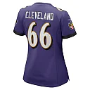 Zennovawear Women's Baltimore Ravens Ben Cleveland Purple Game Jersey