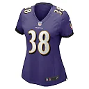 Zennovawear Women's Baltimore Ravens Ben Mason Purple Game Jersey