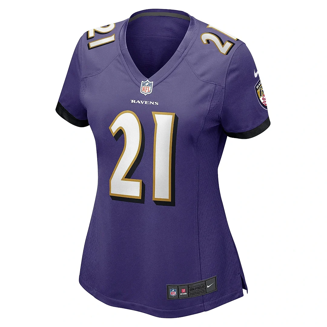 Zennovawear Women's Baltimore Ravens Brandon Stephens Purple Game Jersey