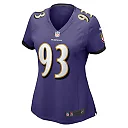 Zennovawear Women's Baltimore Ravens Bravvion Roy Purple Game Jersey