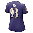 Zennovawear Women's Baltimore Ravens Bravvion Roy Purple Game Jersey