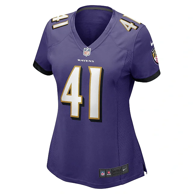 Zennovawear Women's Baltimore Ravens Daryl Worley Purple Game Player Jersey