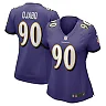 Zennovawear Women's Baltimore Ravens David Ojabo Purple Game Player Jersey