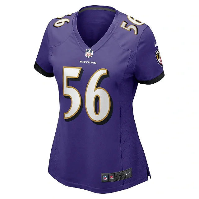 Zennovawear Women's Baltimore Ravens Deion Jennings Purple Game Jersey
