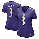 Zennovawear Women's Baltimore Ravens Deonte Harty Purple Game Jersey