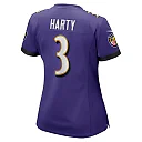 Zennovawear Women's Baltimore Ravens Deonte Harty Purple Game Jersey