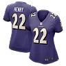 Zennovawear Women's Baltimore Ravens Derrick Henry Purple Game Player Jersey