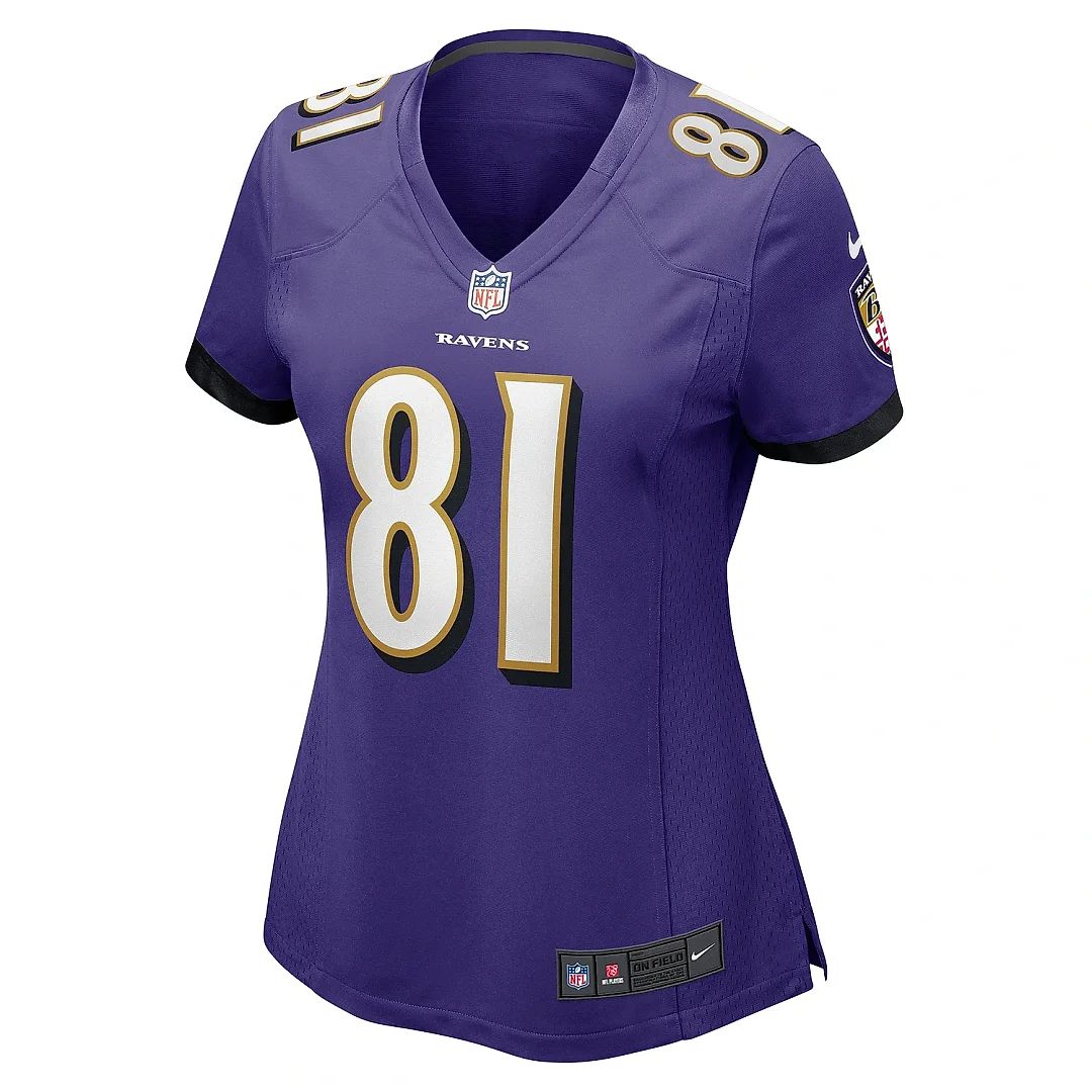 Zennovawear Women's Baltimore Ravens Devontez Walker Purple Game Jersey