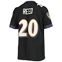 Zennovawear Women's Baltimore Ravens Ed Reed Mitchell & Ness Black Legacy Team Jersey