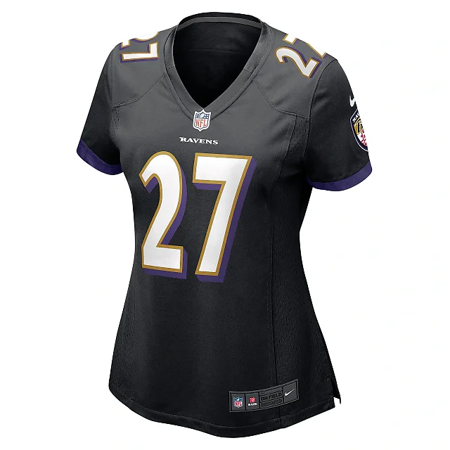 Zennovawear Women's Baltimore Ravens J.K. Dobbins Black Game Jersey