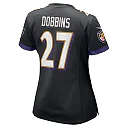 Zennovawear Women's Baltimore Ravens J.K. Dobbins Black Game Jersey
