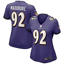 Zennovawear Women's Baltimore Ravens Justin Madubuike Purple Game Jersey