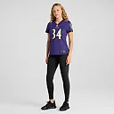Zennovawear Women's Baltimore Ravens Keaton Mitchell Purple Game Jersey