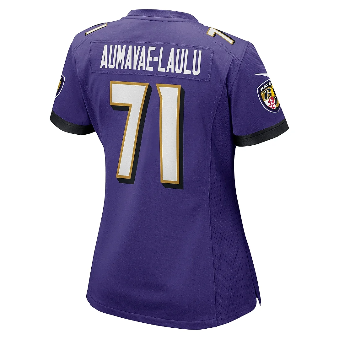 Zennovawear Women's Baltimore Ravens Malaesala Aumavae-Laulu Purple Game Jersey