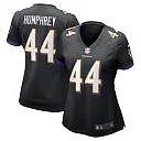 Zennovawear Women's Baltimore Ravens Marlon Humphrey Black Game Jersey