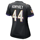 Zennovawear Women's Baltimore Ravens Marlon Humphrey Black Game Jersey