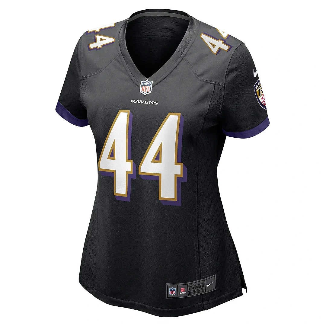 Zennovawear Women's Baltimore Ravens Marlon Humphrey Black Game Jersey
