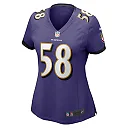 Zennovawear Women's Baltimore Ravens Michael Pierce Purple Game Jersey