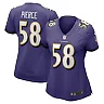 Zennovawear Women's Baltimore Ravens Michael Pierce Purple Game Jersey
