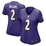 Zennovawear Women's Baltimore Ravens Nate Wiggins Purple Game Jersey