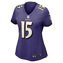 Zennovawear Women's Baltimore Ravens Nelson Agholor Purple Game Jersey