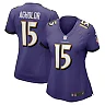 Zennovawear Women's Baltimore Ravens Nelson Agholor Purple Game Jersey