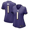 Zennovawear Women's Baltimore Ravens Number 1 Mom Purple Game Jersey