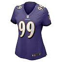 Zennovawear Women's Baltimore Ravens Odafe Oweh Purple Game Jersey