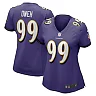 Zennovawear Women's Baltimore Ravens Odafe Oweh Purple Game Jersey