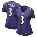 Zennovawear Women's Baltimore Ravens Odell Beckham Jr. Purple Game Jersey