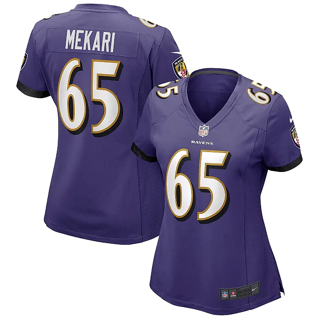 Zennovawear Women's Baltimore Ravens Patrick Mekari Purple Game Jersey