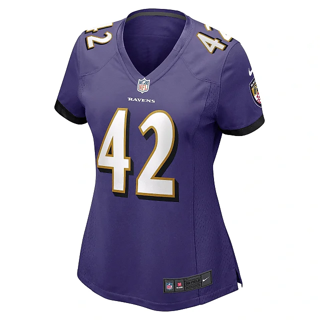 Zennovawear Women's Baltimore Ravens Patrick Ricard Purple Game Jersey