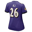 Zennovawear Women's Baltimore Ravens Rasheen Ali Purple Game Jersey