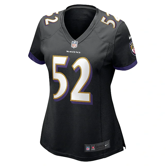 Zennovawear Women's Baltimore Ravens Ray Lewis Black Retired Player Jersey