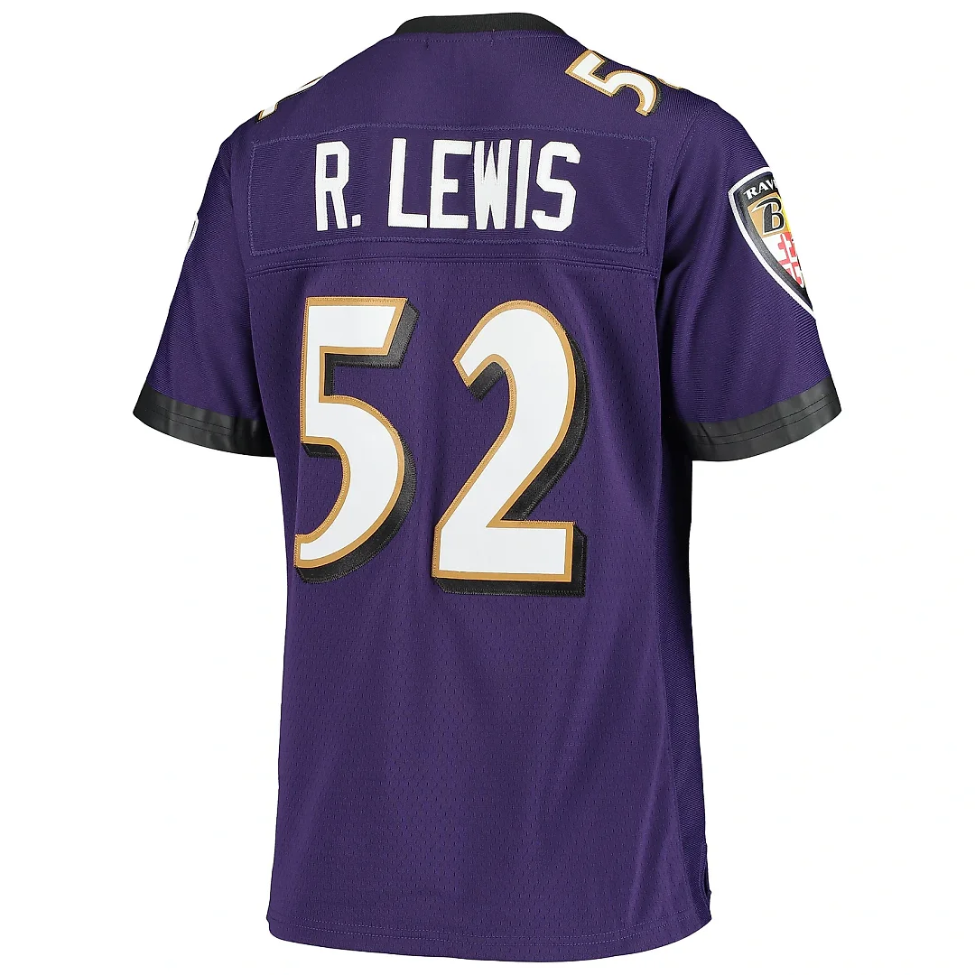 Zennovawear Women's Baltimore Ravens Ray Lewis Mitchell & Ness Purple Legacy Team Jersey